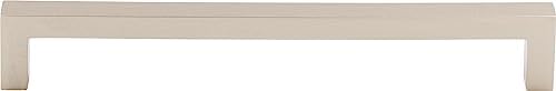 VIBRANT 7-916 SQUARE Barn Pull Flat Black Durable and Stylish Cabinet Hardware