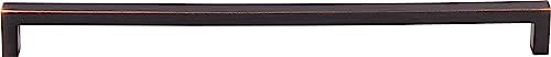 Top Knobs Modern Square Bar Door Pull Flat Black 17-58