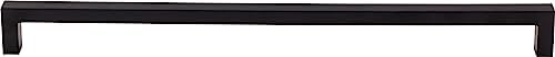 Top Knobs Modern Square Bar Door Pull Flat Black 17-58