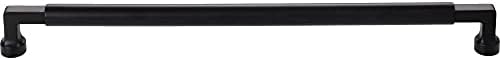 Top Knobs Cumberland 12 Inch Flat Black Pull