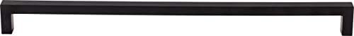 Top Knobs Modern Square Bar Door Pull Flat Black 17-58