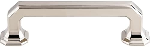 Top Knobs TK287PN 3-34 Contemporary Transitional Emerald Pull Polished Nickel