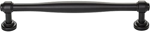 Top Knobs Flat Black Pull 6 516-Inch C-C Premium cabinet hardware