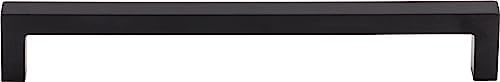 VIBRANT 7-916 SQUARE Barn Pull Flat Black Durable and Stylish Cabinet Hardware