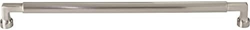 Top Knobs Cumberland Pull - 12 Inch Brushed Satin Nickel Custom-Cut Lifetime Warranty