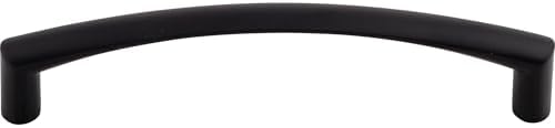 Top Knobs M393 Nouveau Collection 5-116 Griggs Pull Flat Black