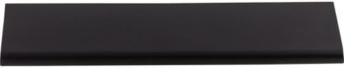 Top Knobs TK503BLK Mercer Collection 6 Europa Tab Pull Flat Black