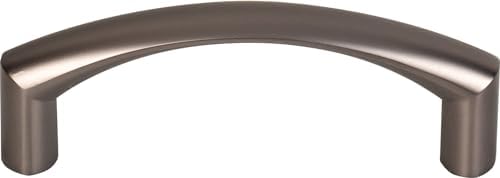 Top Knobs M1711 Nouveau Collection 3 Flat Black Pull Hardware for Cabinets