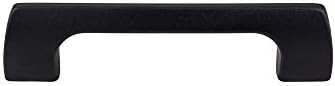 Top Knobs TK543BLK Mercer Collection 3-34 Holland Pull Flat Black 1