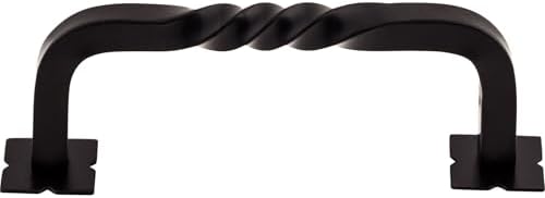 Twisted D-Handle Steel Pull Rustic Finish for Cabetry