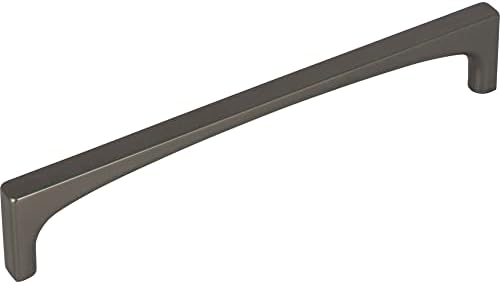 Sturdy Rivera cabinet pull 6-516 inch Black finish Top Knobs TK1014AG MidwestHobby