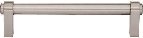 Top Knobs Lawrence Pull 5 116 Inch c-c Brushed Satin Nickel