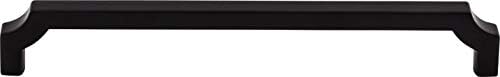 Top Knobs Flat Black Ellis Collection Pull