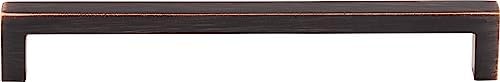 VIBRANT 7-916 SQUARE Barn Pull Flat Black Durable and Stylish Cabinet Hardware