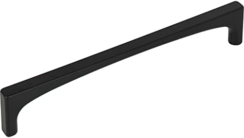 Sturdy Rivera cabinet pull 6-516 inch Black finish Top Knobs TK1014AG MidwestHobby
