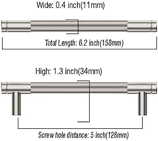 Asidrama 10 Pack 5 Inch Cabinet Pulls