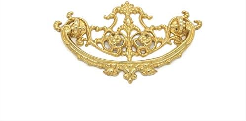 Victorian Style Drawer Pull - Solid Cast Brass