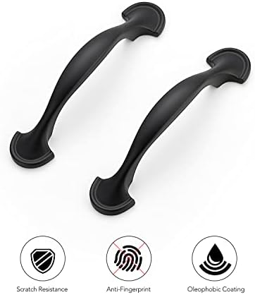 Ravinte 25 Pack 3 Inch Matte Black Cabinet Pulls