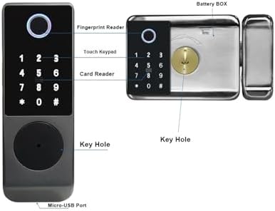 Waterproof Smart Lock Outdoor Security