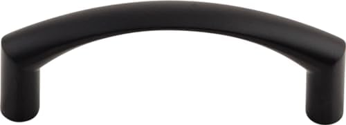 Top Knobs M1711 Nouveau Collection 3 Flat Black Pull Hardware for Cabinets