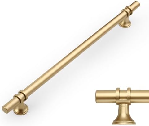 Amerdeco 10-Piece Matte Gold Cabinet Pull Set