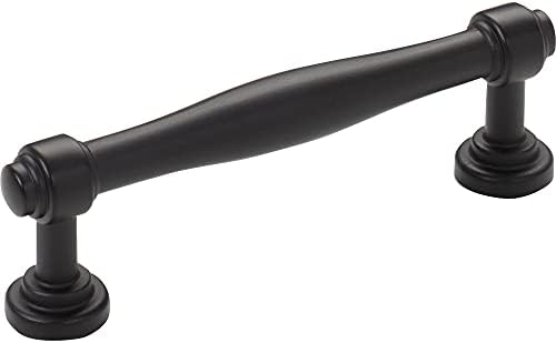 Top Knobs Flat-Black Cabinet Pull 3 34-Inch C-C System