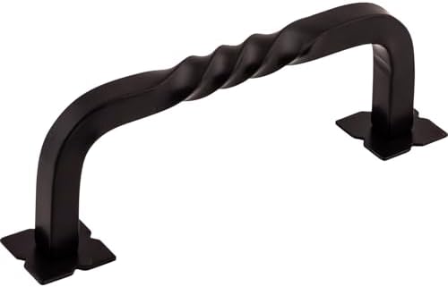Twisted D-Handle Steel Pull Rustic Finish for Cabetry