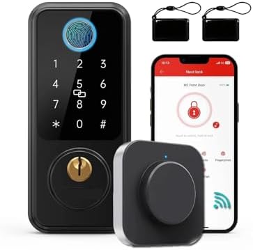 Smart Security Design Fingerprint Wi-Fi Door Lock with Style