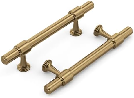 Haliwu 10 Pack Champagne Bronze Cabinet Pulls 1