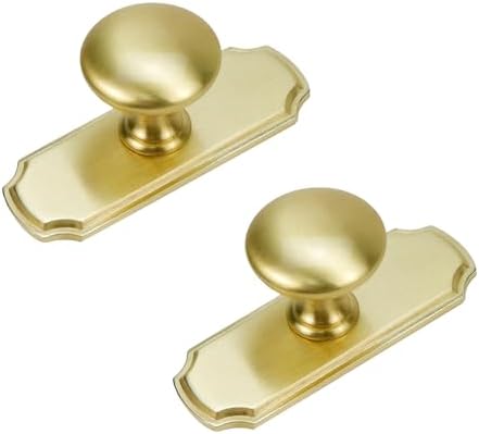2 Pack Black Cabinet Knobs Drawer Pulls Kitchen Hardware