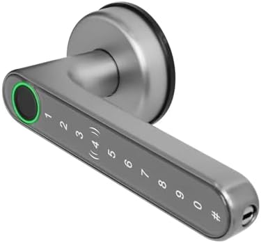 TTLockAPP Smart Deadbolt Lock with Key Black