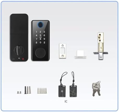 Tuya Bluetooth Smart Deadbolt Lock Kit with Fingerprint and Password