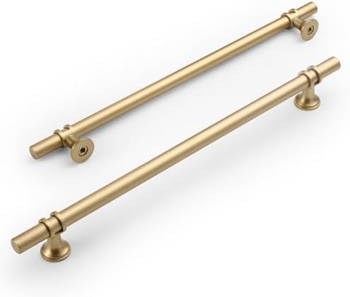 Amerdeco 10-Piece Matte Gold Cabinet Pull Set