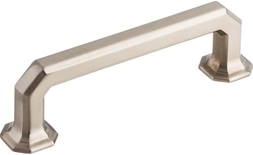 Top Knobs TK287PN 3-34 Contemporary Transitional Emerald Pull Polished Nickel