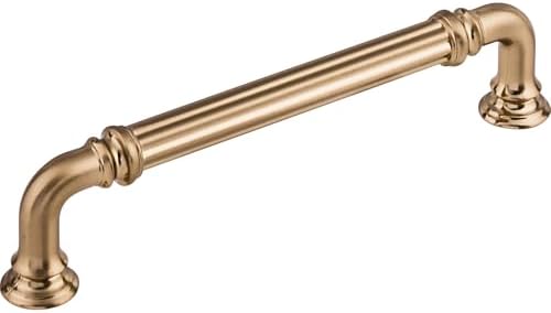 Top Knobs TK323UM Chareau Collection Reeded Bar Pull Umbrio