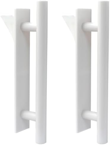 Sturdy White Cabinet Pulls - Self-Adhesive Door Drawer Handles