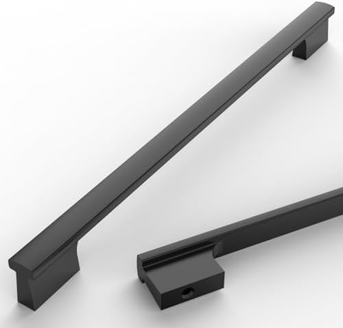 Asidrama 10-Piece 10-Inch Matte Black Kitchen Pulls