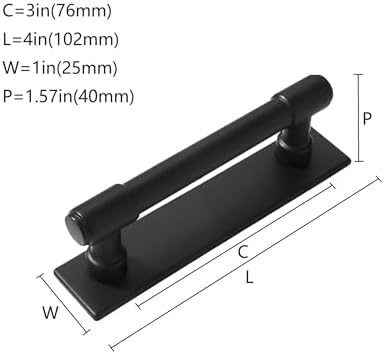 Durable 5-Pack Cabinet Pulls for Kitchen Home