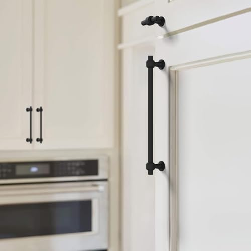 10-Piece 5 Matte Black Cabinet Pulls