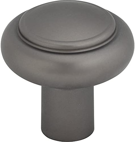 Top Knobs Clarence Knob - 1 14 Inch Ash Gray