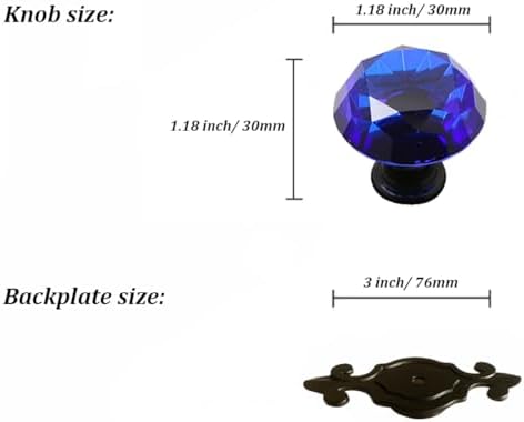 Elegant Crystal Glass Cabinet Knobs by Kelier for Modern Spaces