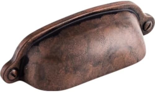 Top Knobs M1210 Dakota Collection 2 916 Cup Pull Patina Rouge