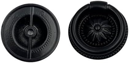 6-Piece Black Small Drawer Pulls for Drawers Cabinets