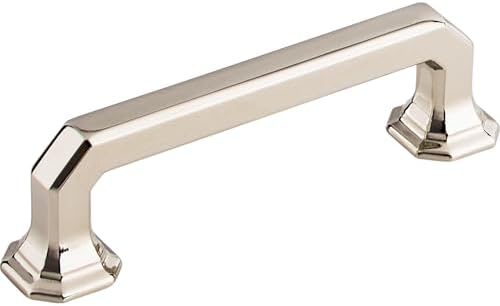 Top Knobs TK287PN 3-34 Contemporary Transitional Emerald Pull Polished Nickel