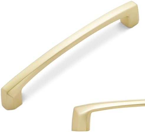 10 Pack 5 Inch Brushed Gold Cabinet Pulls