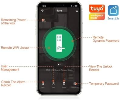 Waterproof Smart Lock Outdoor Security