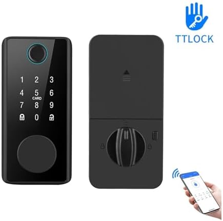 TTLock APP Smart Fingerprint Password RFID Card Deadbolt