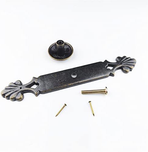 Dark Antique Bronze Drawer Pulls Handles Set 1