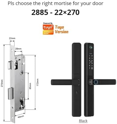 Waterproof Camera Fingerprint Door Lock