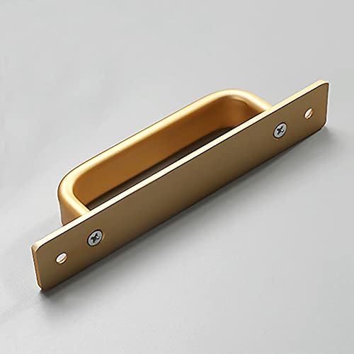 Durable Aluminum Door Handle with Gold Finish